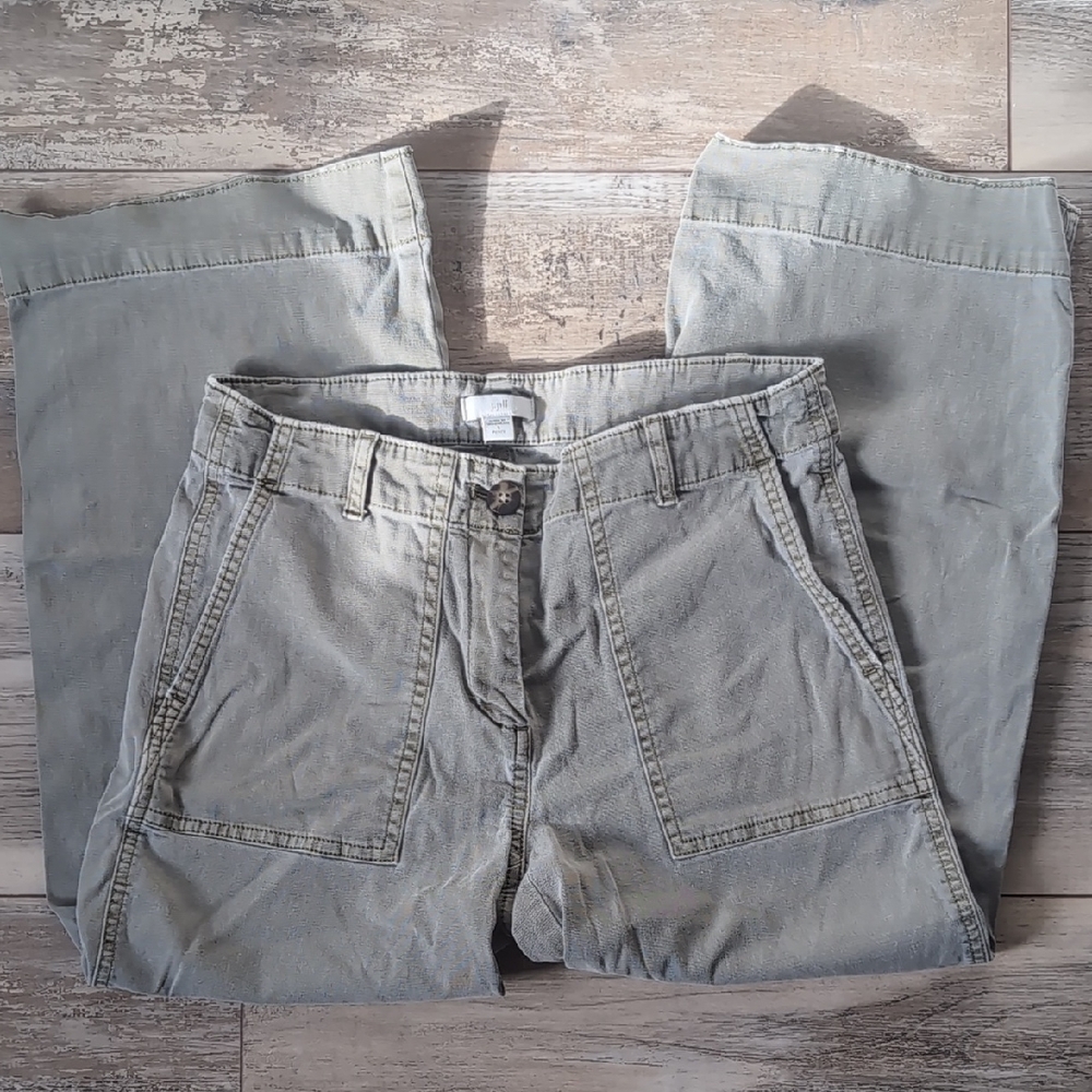 J. Jill Olive Buttoned Pants